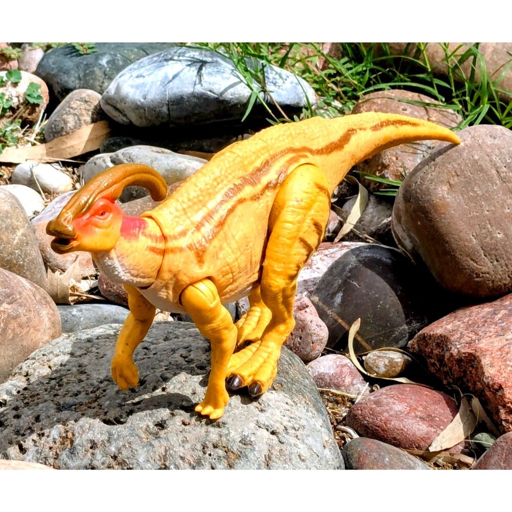 Jurassic World Dino Rivals PARASAUROLOPHUS Dual Attack Dinosaur Mattel 2018 GUC